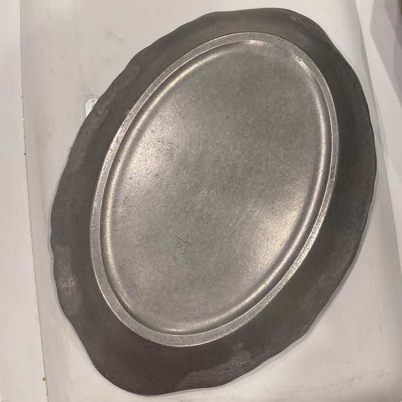 VINTAGE PEW-TA-REX 18” by 12” serving platter oval mid century - Picture 11 of 14